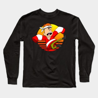 JP, Sunset Kick Long Sleeve T-Shirt